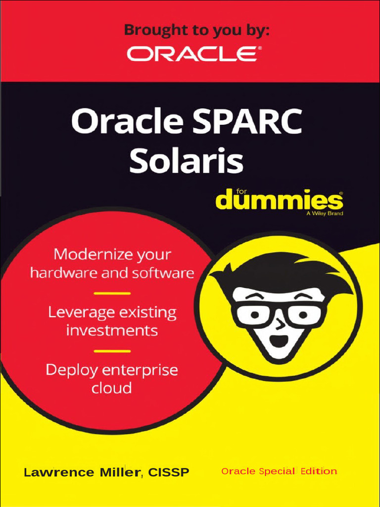 Oracle SPARC Solaris Dummies | PDF | Cloud Computing | Databases
