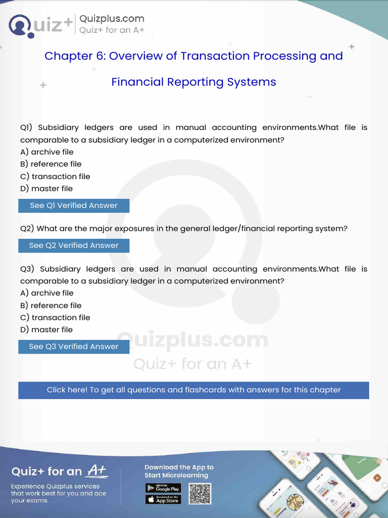 Subsidiary Ledgers Are Used in Manual Accounting Environmentswhat File ...