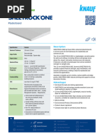 Gyproc FireLine 12.5mm Product Data Sheet | PDF | Drywall | Building ...