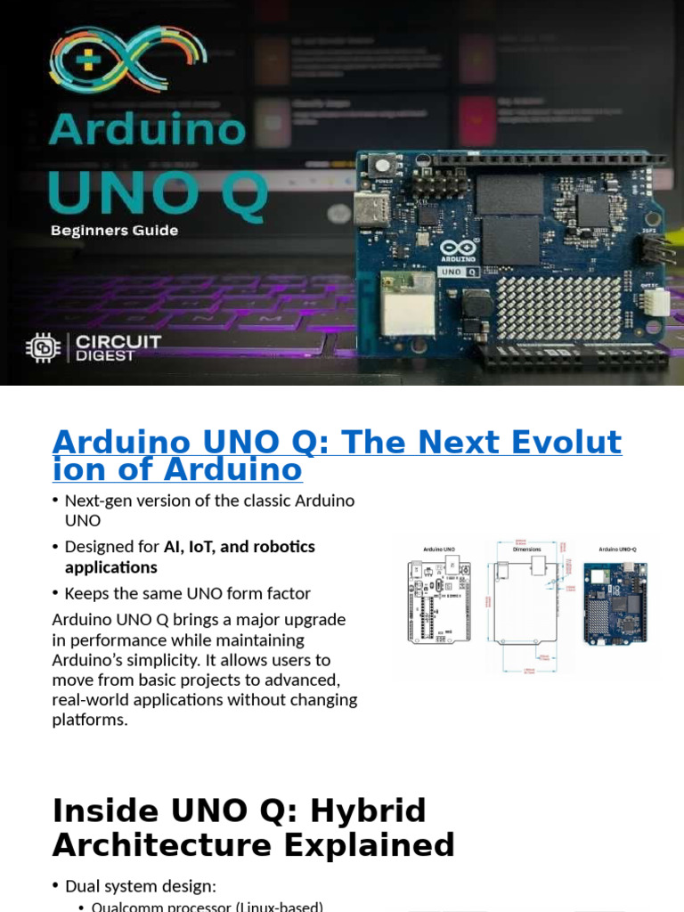 Getting Started With Arduino UNO Q | PDF