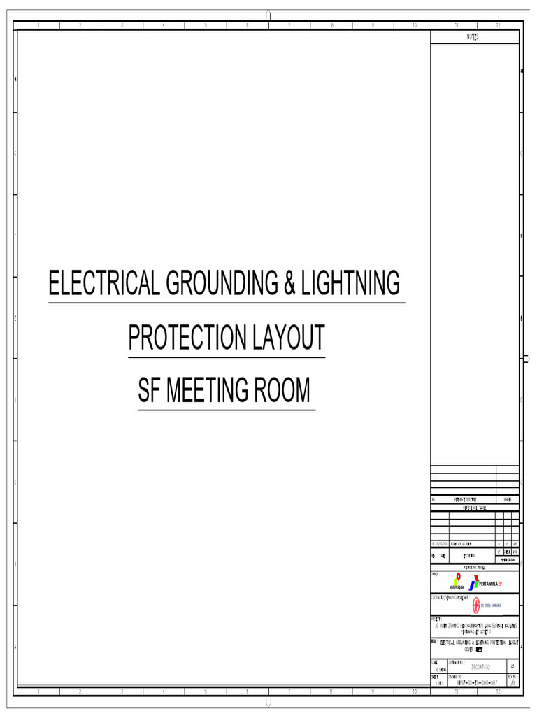 RKSF-00-EO-DWG-007 Grounding & Lightning Protection Layout | PDF