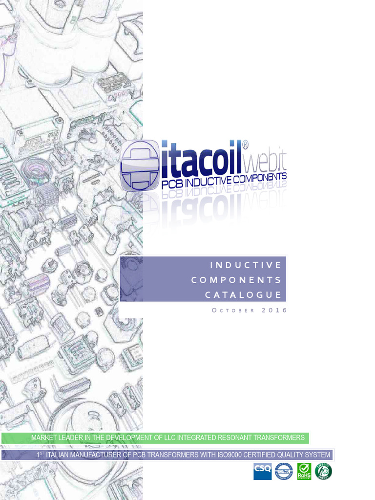 ITACOIL Inductive Components Catalogue | PDF | Manufactured Goods ...