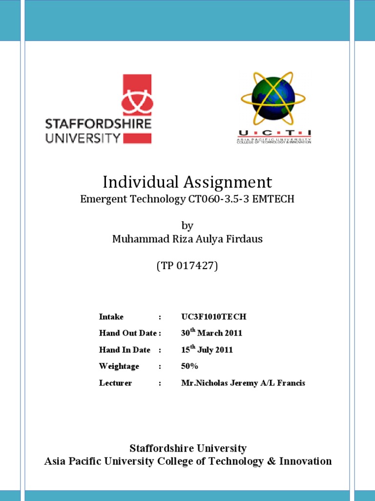 EMT - Assignment v1.5 (Final) | PDF | Scenario Planning | Strategic ...