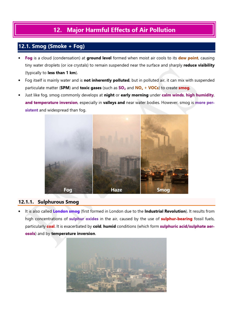 Air Pollution Effects | PDF | Smog | Air Pollution