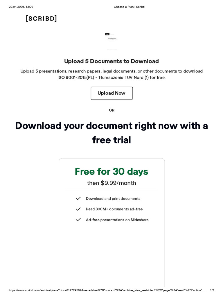 Choose a Plan _ Scribd — Kopia (6) | PDF