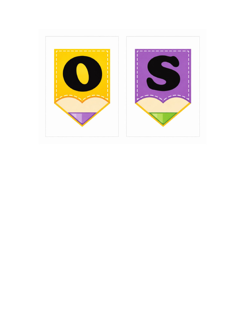 O S Letras Estilo Imagen | PDF