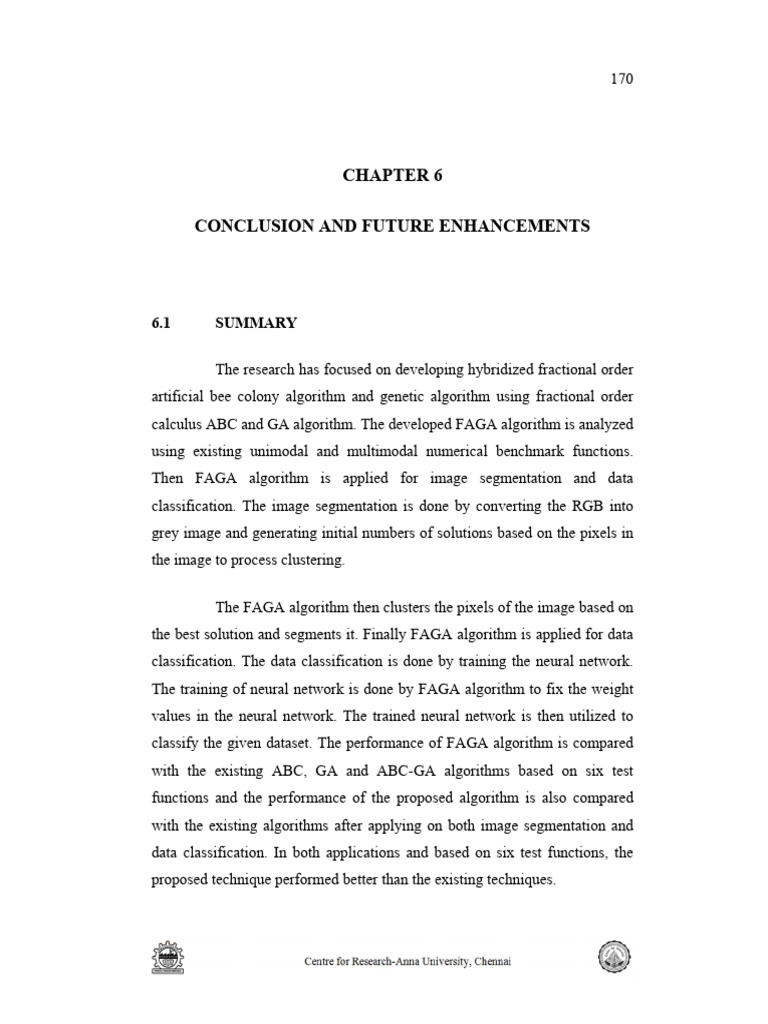 14_conclusion and Future Enhancements | PDF | Image Segmentation ...