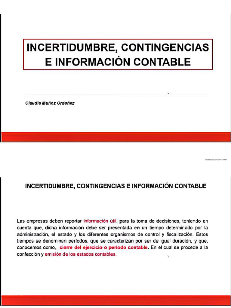 contingencias | PDF