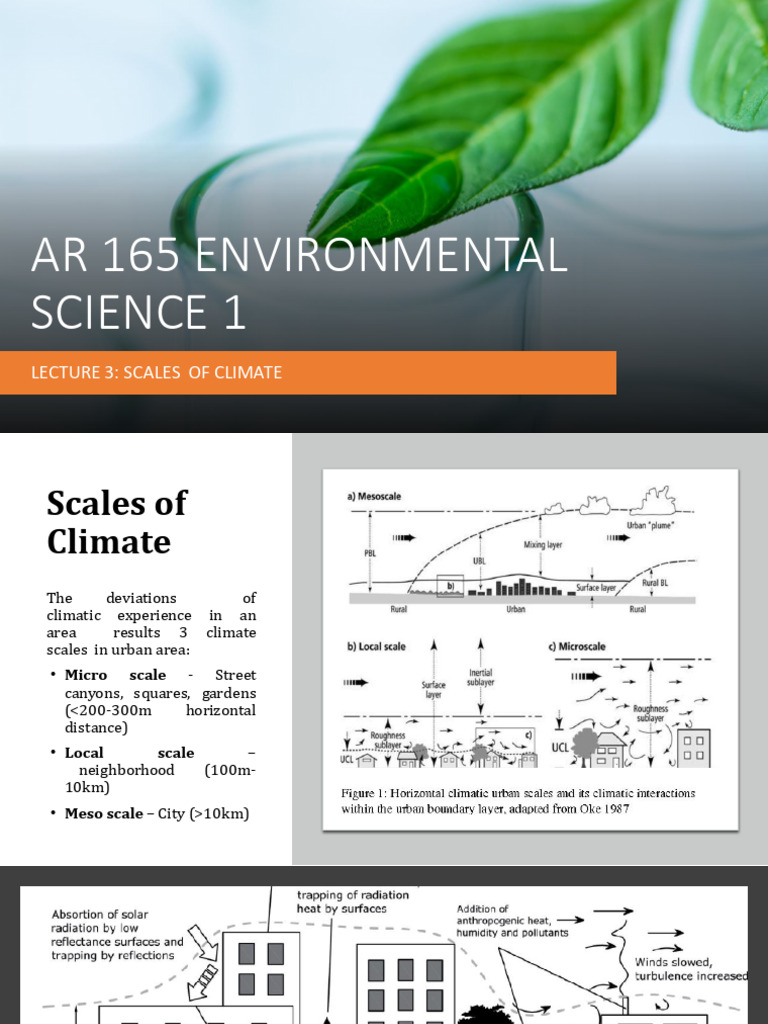 Lecture 3 - Scales of Climate | PDF | Climate | Wound