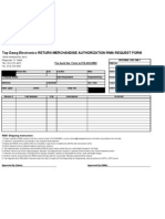TDRMA Request Form Blank 8 2012xls