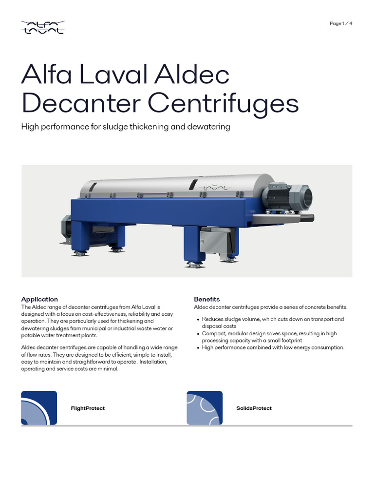 Aldec Decanter | PDF | Mechanical Engineering