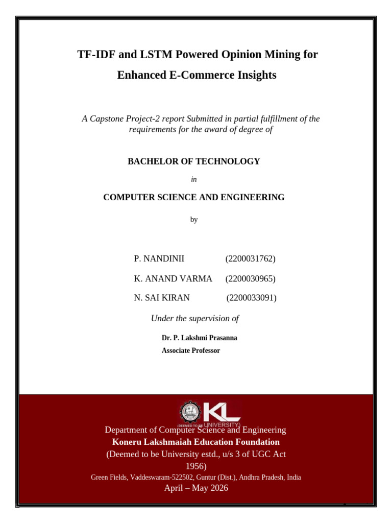Final Capstone Project 1 Report (1) | PDF | Machine Learning | Support ...