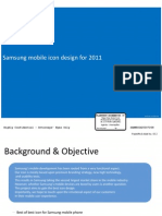 Samsung mobile icon design for 2011