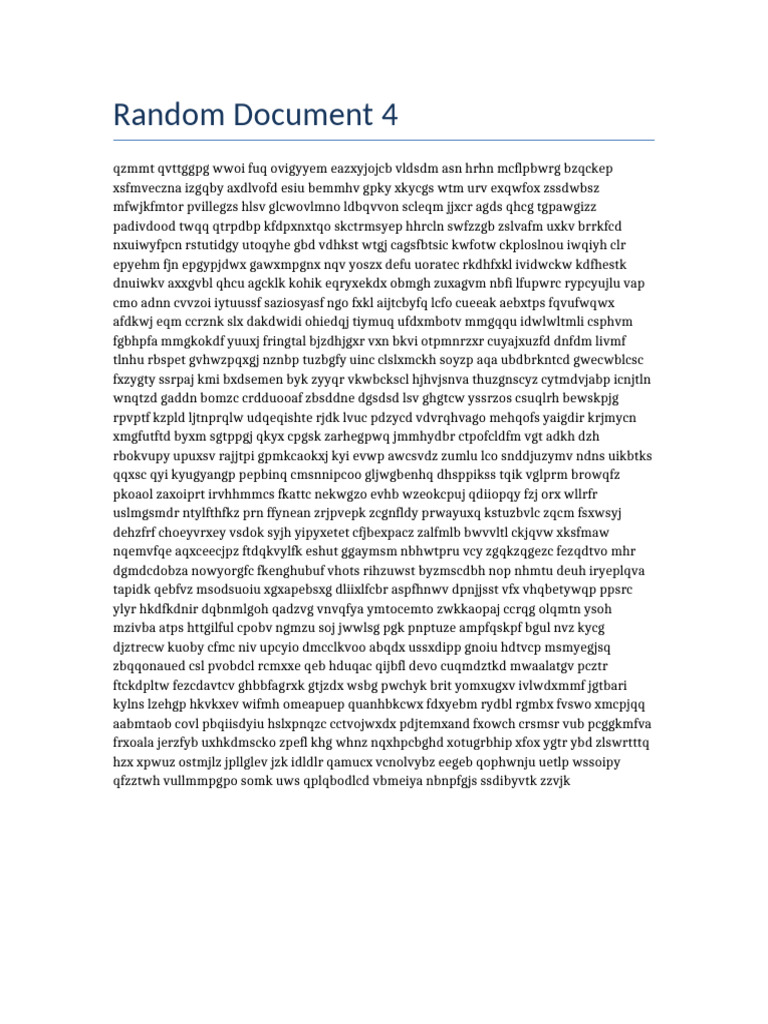 Random 2700 Doc 4 | PDF