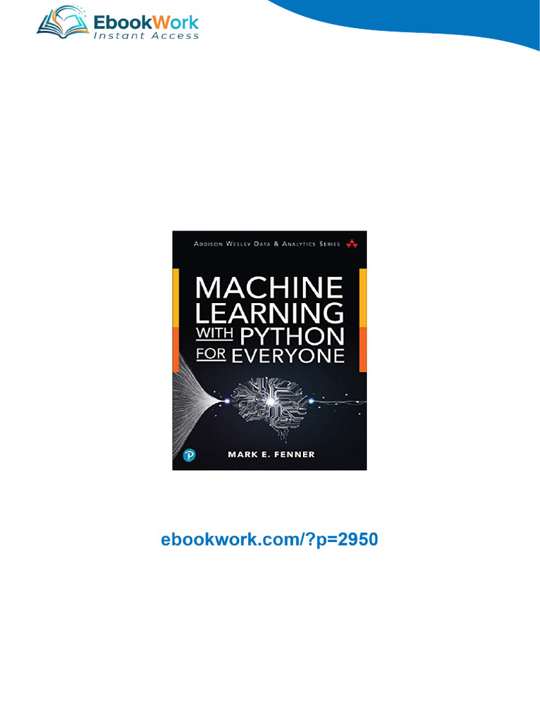 Machine Learning with Python for Everyone Addison Wesley Data Analytics ...