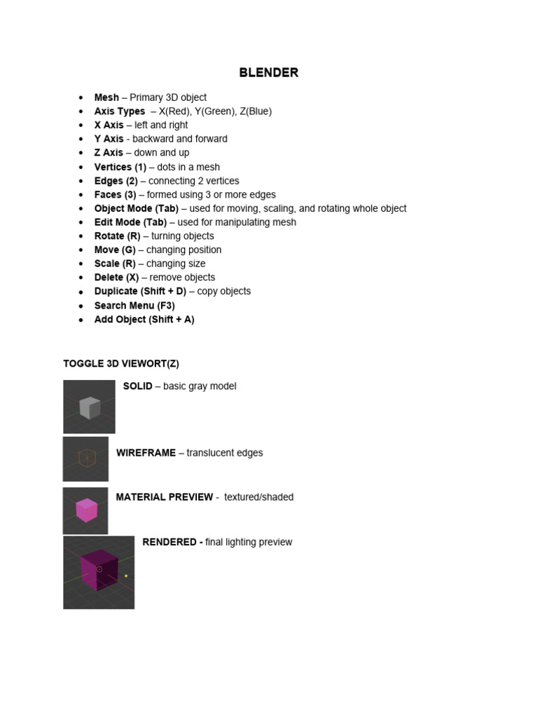 Blender Topic | PDF