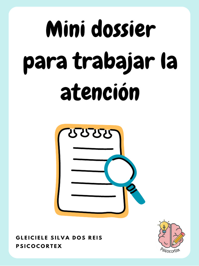 Mini Dossier de Atencion Gleicy | PDF | Diseño gráfico | Visión
