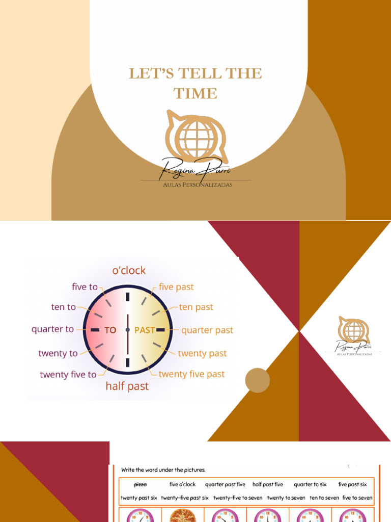 Let’s tell the time | PDF