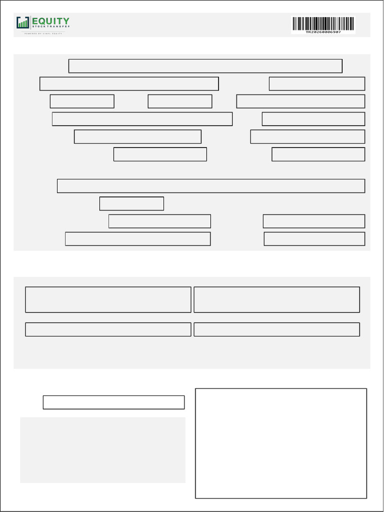 DWAC Transfer Form - TR20260006907 | PDF