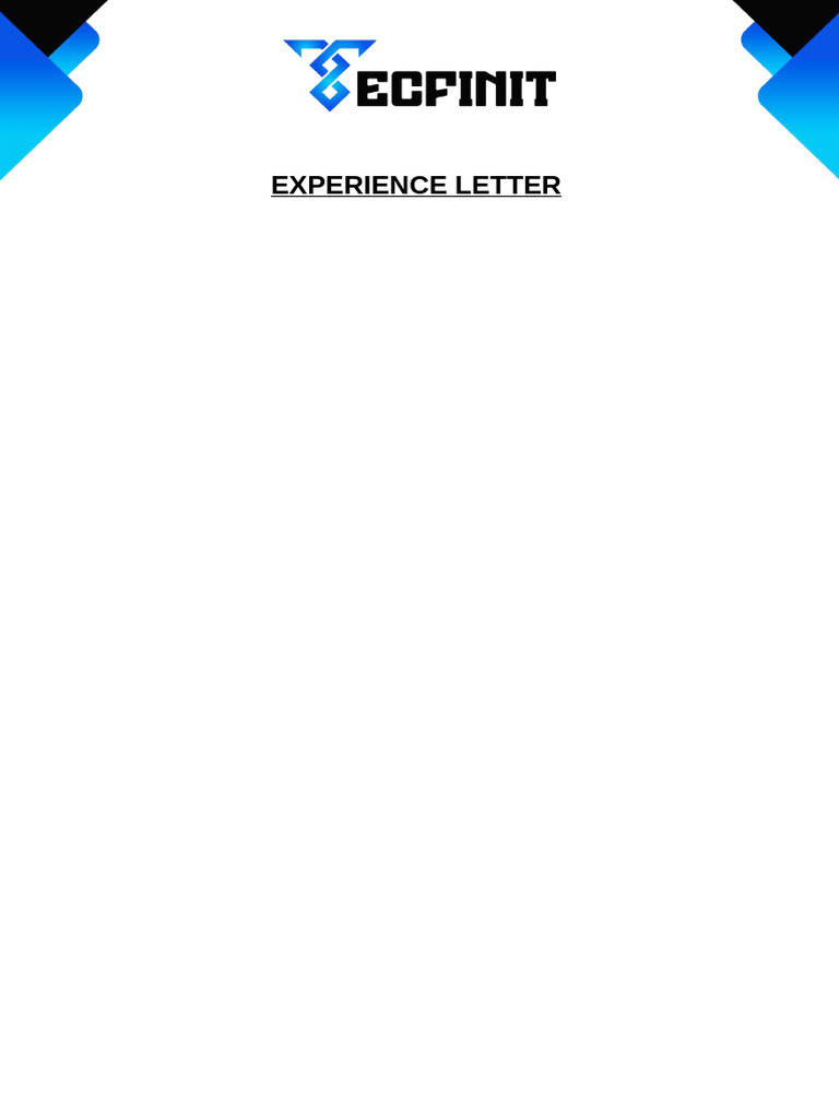 Exp Letter | PDF