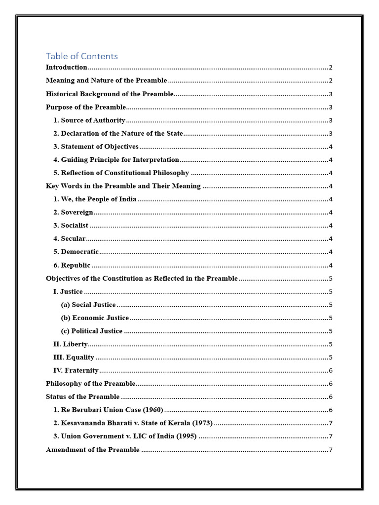Preamble | PDF | Justice | Crime & Violence