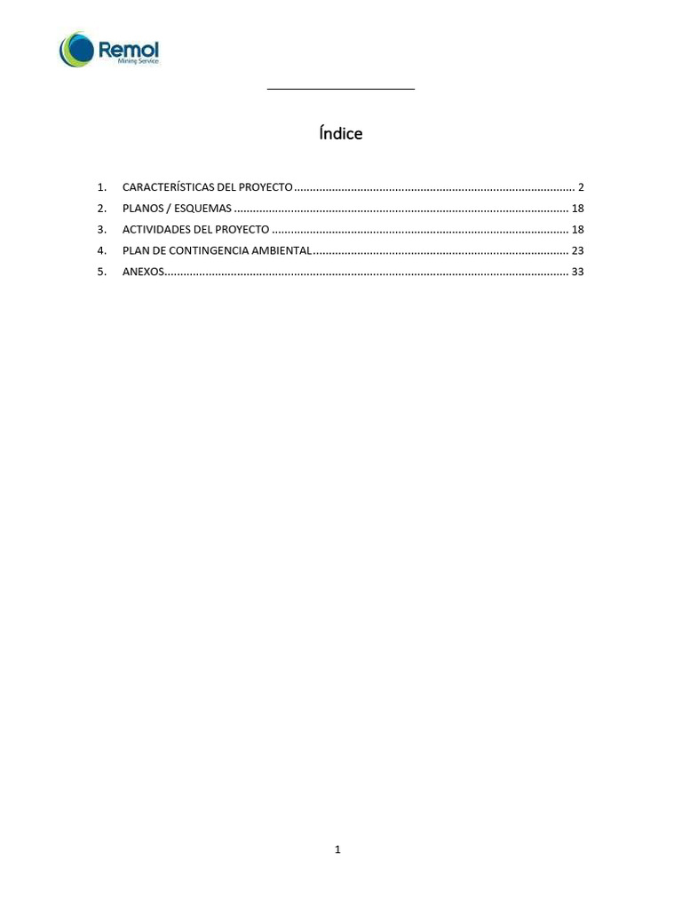 Memoria Descriptiva Remol 2026 - V02 | PDF | Residuos | Reciclaje