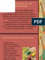 CLASIFICACIÓN DE LAS MERCANCIAS DIAPOSITIVAS