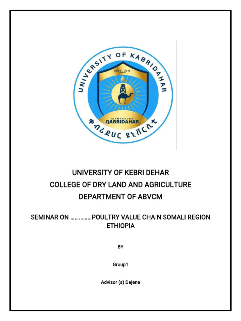 495656928 1 Value Chain Analysis of Poultry Production | PDF | Poultry ...