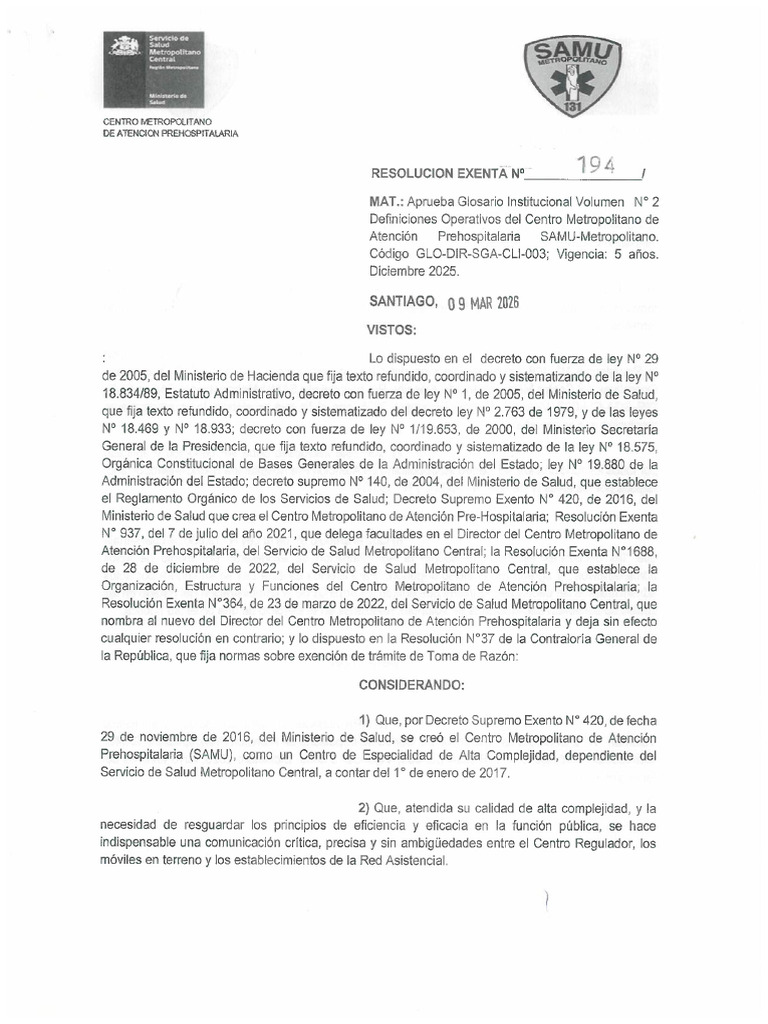 SAMU Ex 0194.2026 | PDF