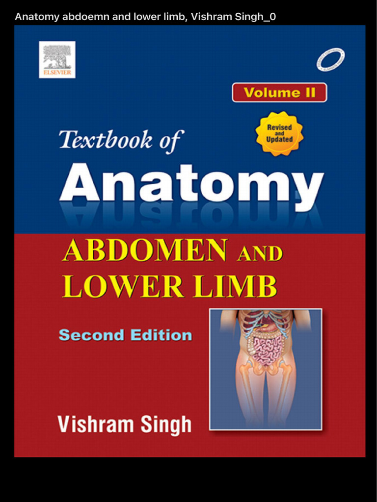 Anatomy Abdoemn and Lower Limb, Vishram Singh_0 | PDF