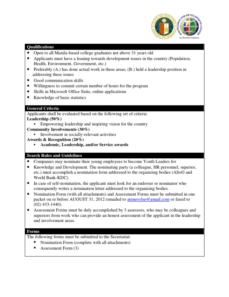 Ylkd2 Guidelines Final | PDF | Business