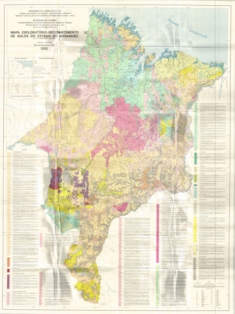 Mapa Exploratorio Reconhecimento de Solos Do Estado Do Maranhao 1986 | PDF