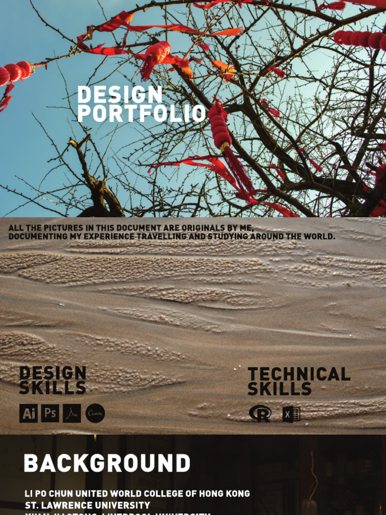 design portfolio covers sample | PDF
