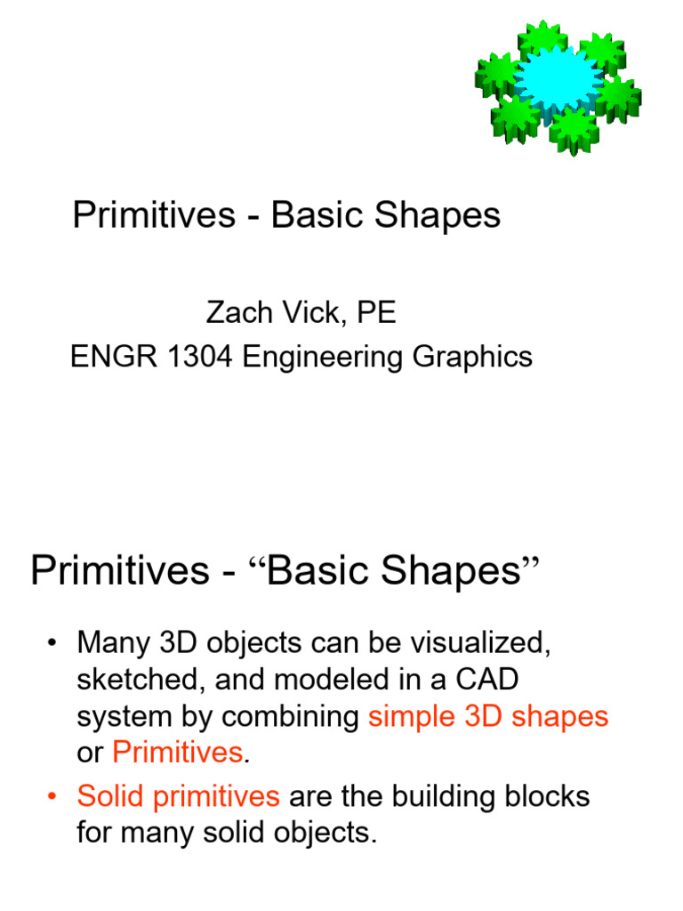 CH1 Primitives - Basic Shapes | PDF