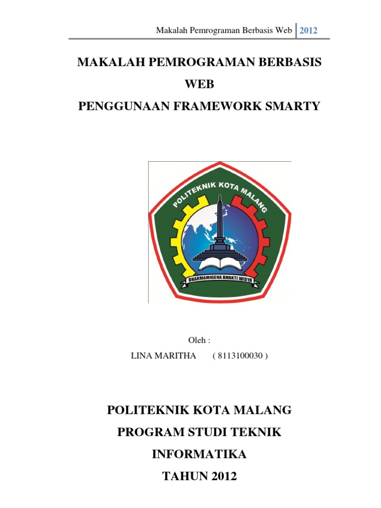 Makalah Pemrograman Berbasis Web