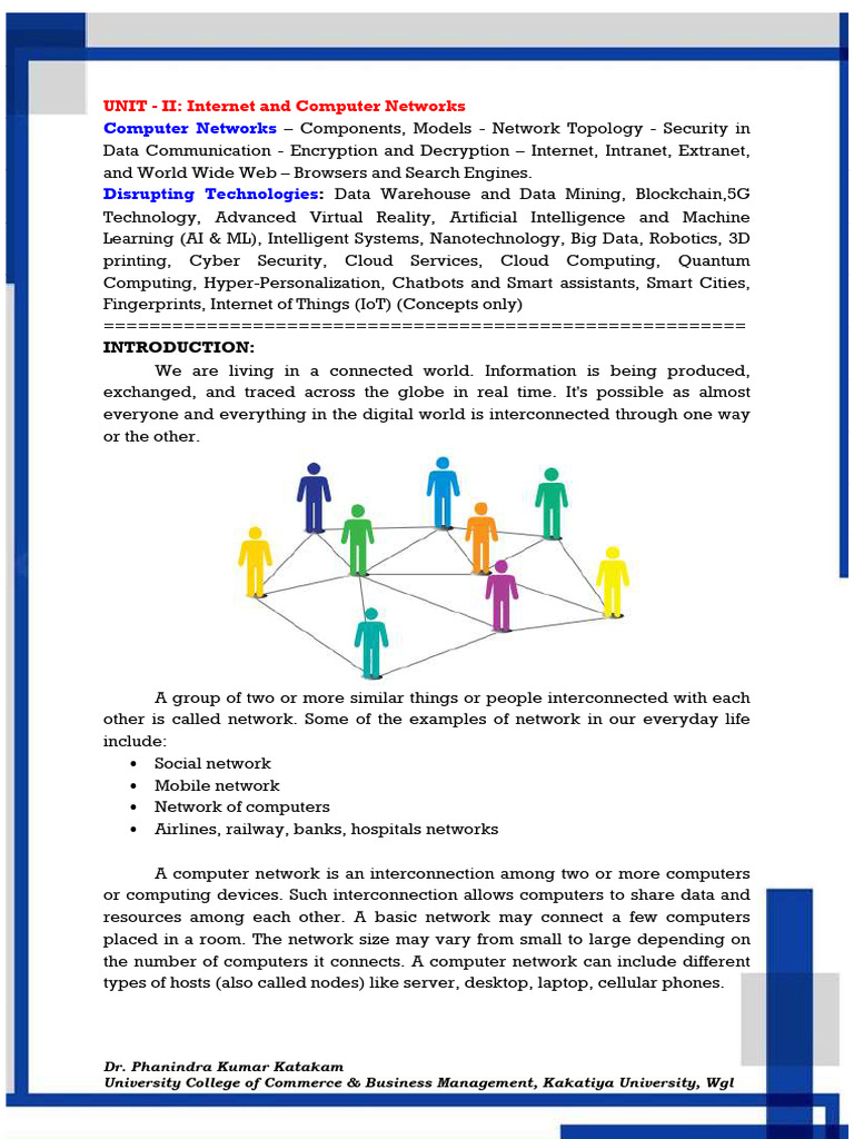 ITM Unit - II -Phani Sir MBA | PDF | Public Key Cryptography | Encryption