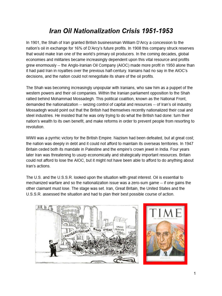 Copy of 1953 Oil Nationalization Documents | PDF