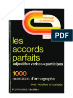 Langue Française Les Accords Parfaits 1000 Exercices et Corrigés
