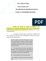 Roubo Com Emprego de Arma. Necessidade de Percia