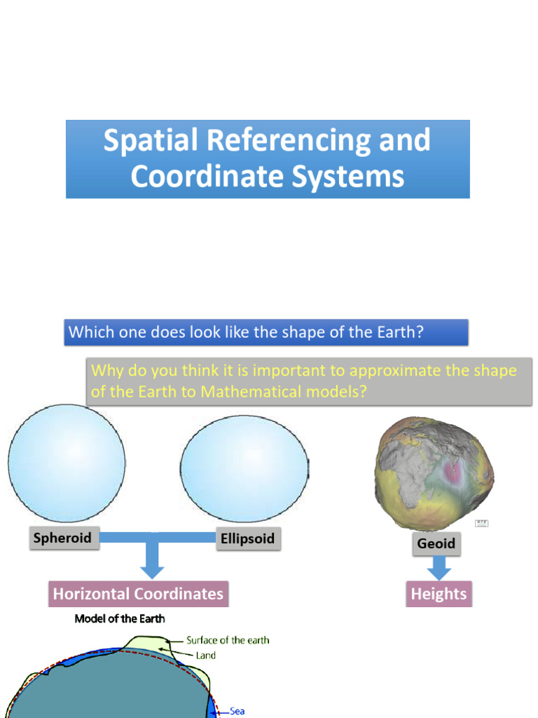9- CHAPTER NINE - Spatial Referencing and Coordinate Systems | PDF