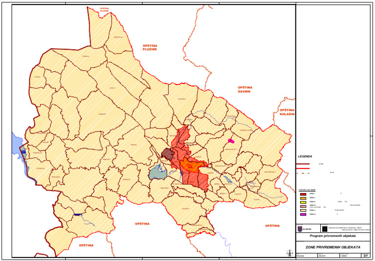 Niksic Mapa - Urbano i Ruralno | PDF