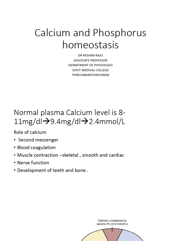 Calcium Homeostasis 2 | PDF | Bone | Osteoblast