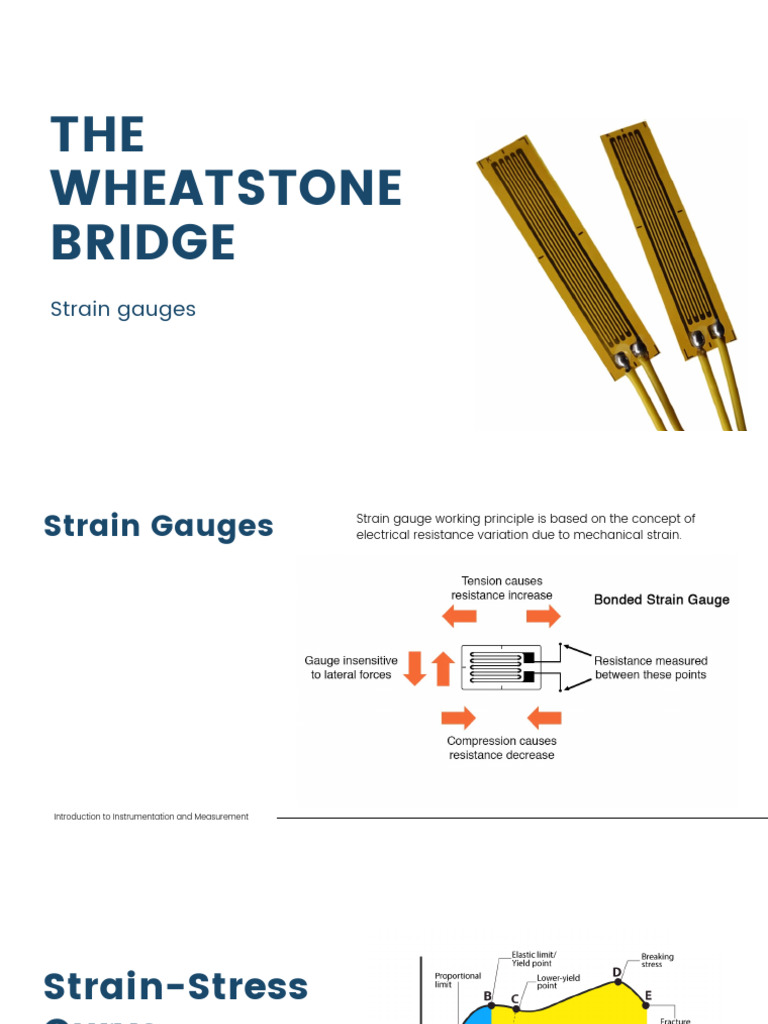 3 Wheatstone Bridge & Strain Gauges | PDF