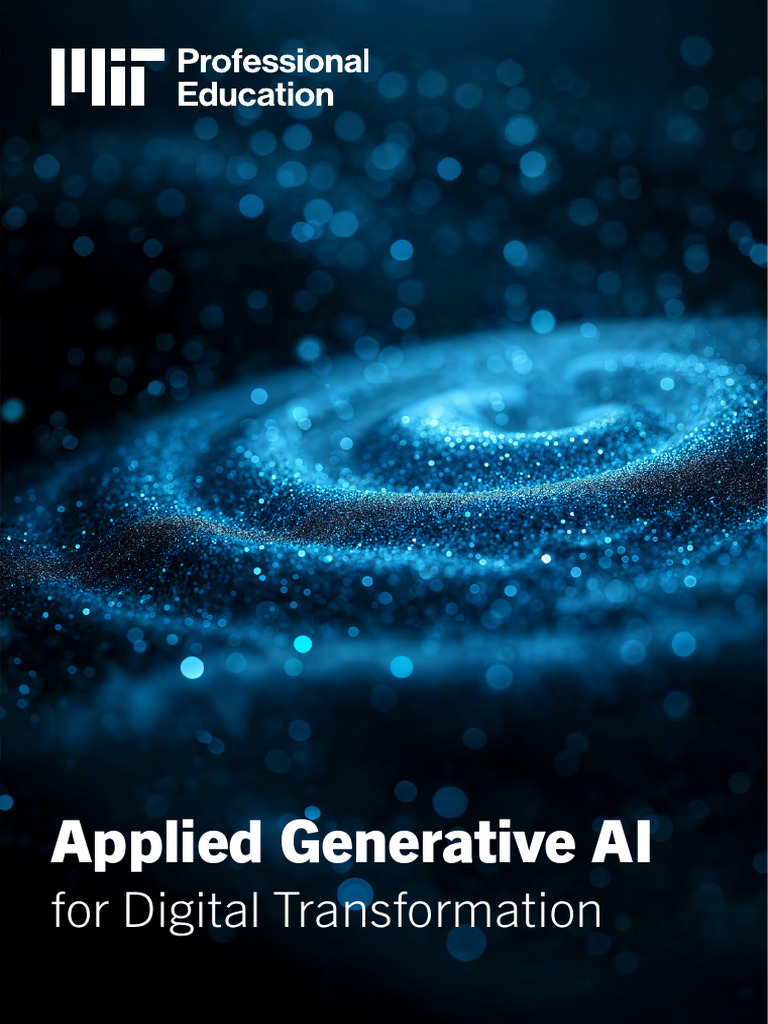 Ai Generative Mit | PDF | Artificial Intelligence | Intelligence (AI ...