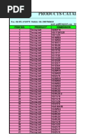 Products Catalogue