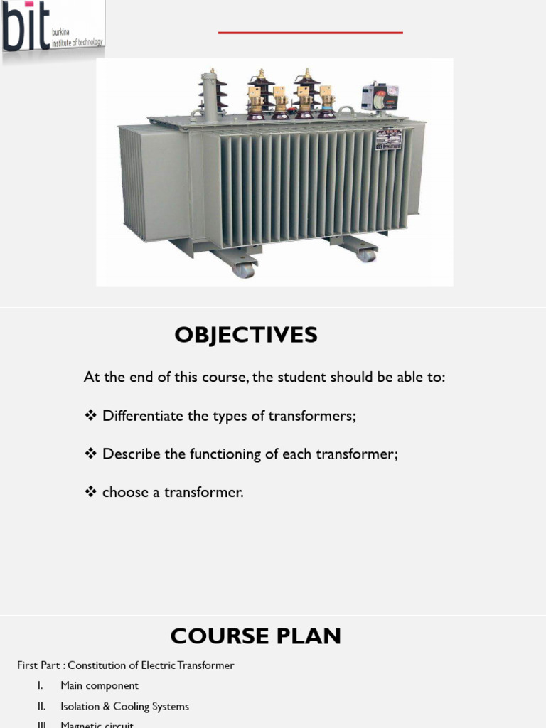 Course Electric Transformer EE24 ENG | PDF | Transformer | Inductor
