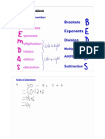 NOTES - Order of Operations