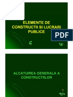 Alcatuirea Generala a Constructiilor