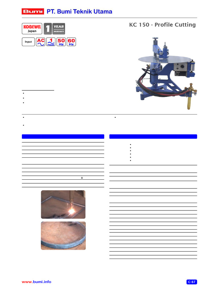 KC 150 - Profile Cutting | PDF | Manufactured Goods | Mechanical ...