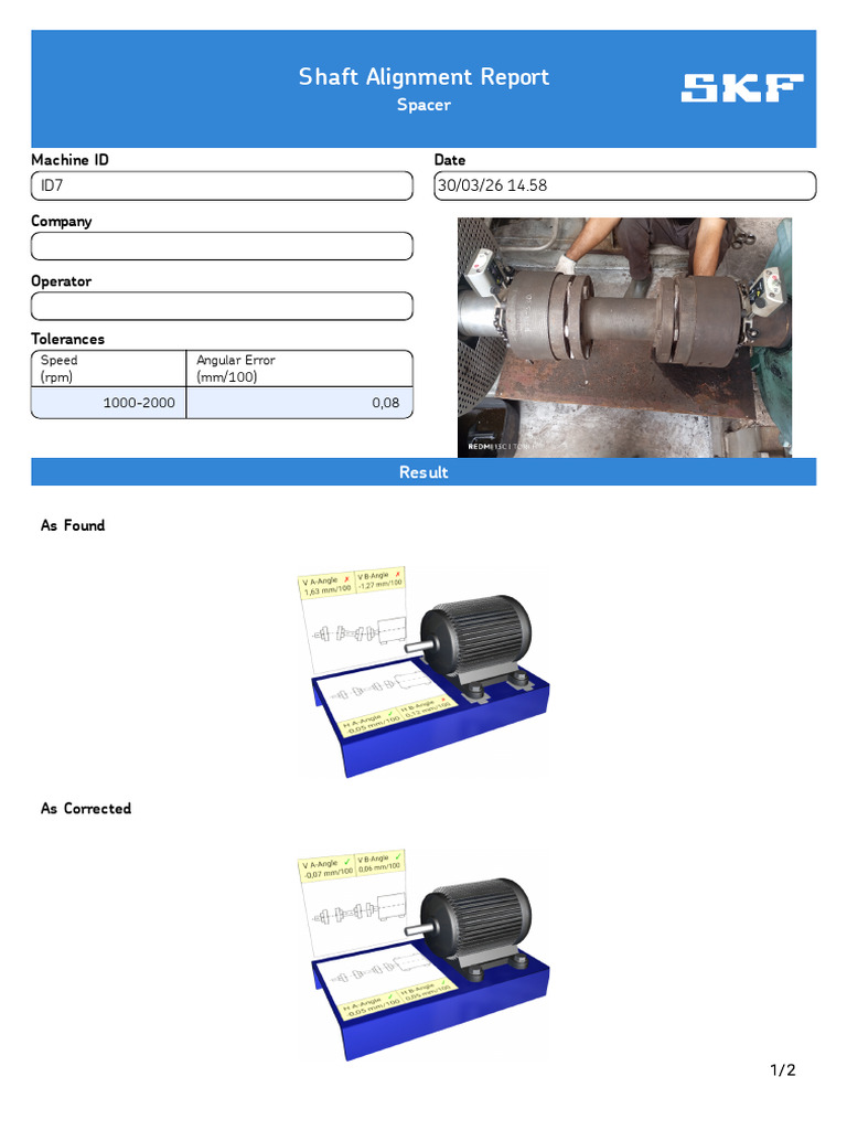 Spacer Shaft report 20260330-14.58.19 | PDF